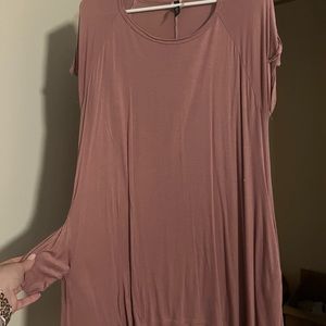 Tunic dress with pockets